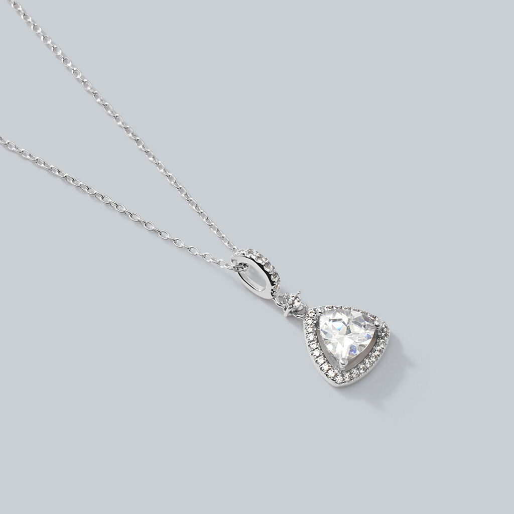 Collana Punto Luce Silver Elegance Argento Rodiato Cubic Zirconia - Collane Punto Luce Donna | Stroili