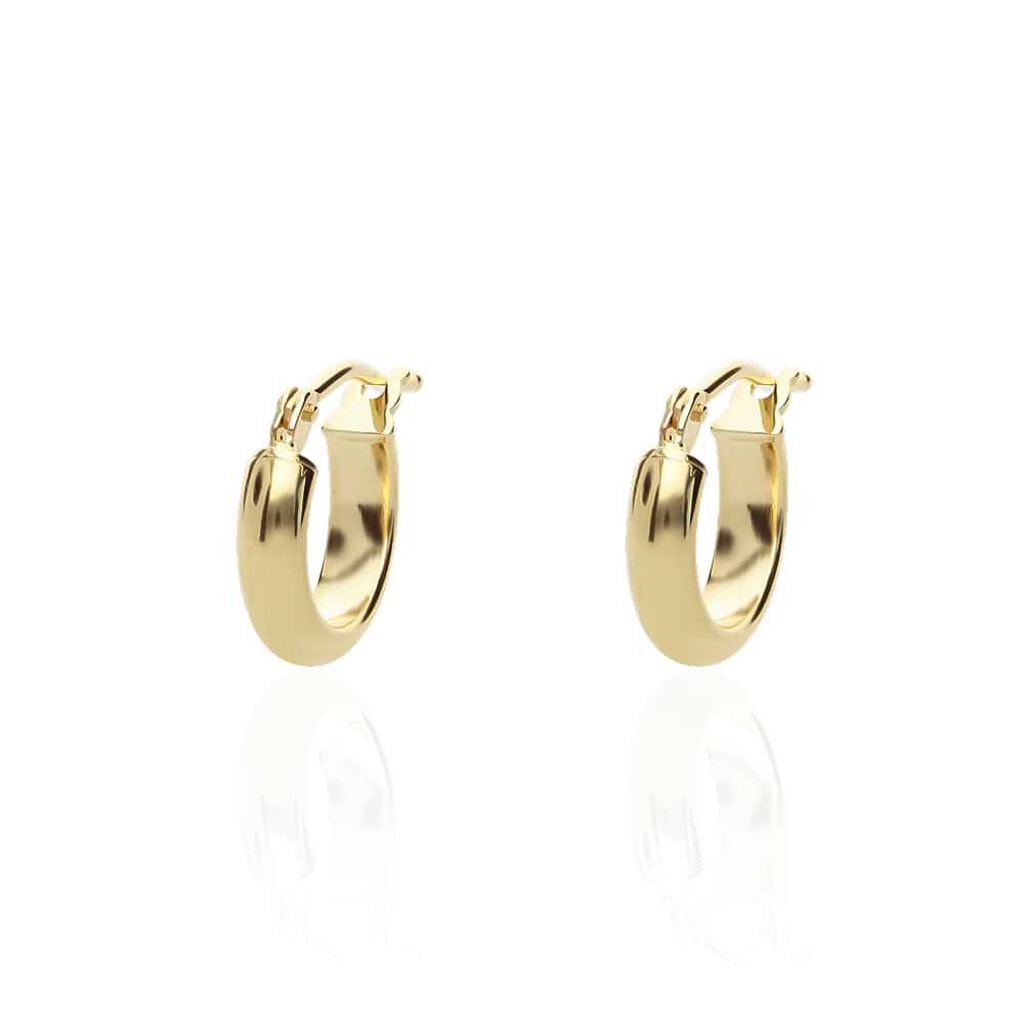 Orecchini A Cerchio Gold Essence Oro Giallo - Orecchini a Cerchio Donna | Stroili