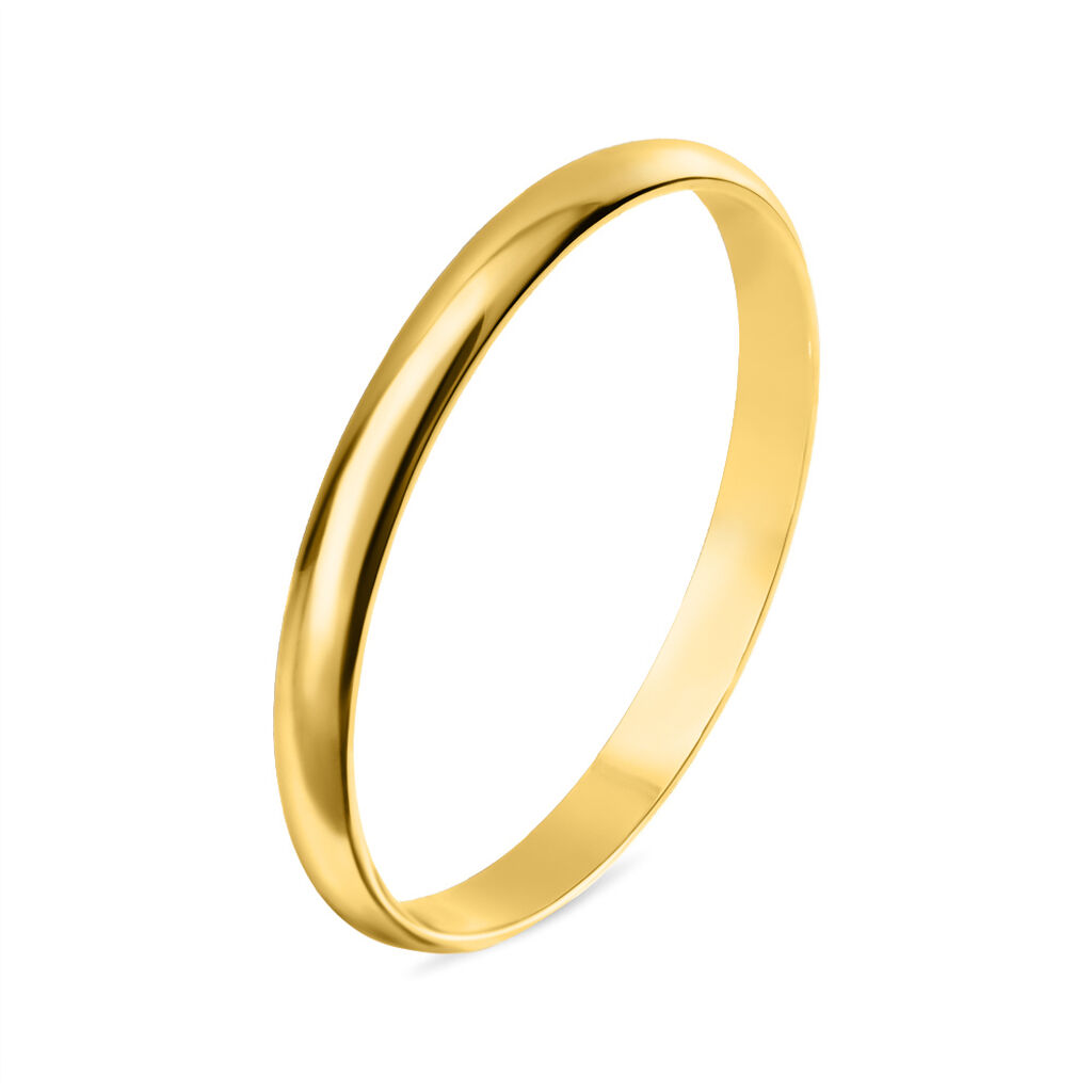 Fede Fermanello 1.95 mm Oro Giallo - Anelli con Incisione Donna | Stroili