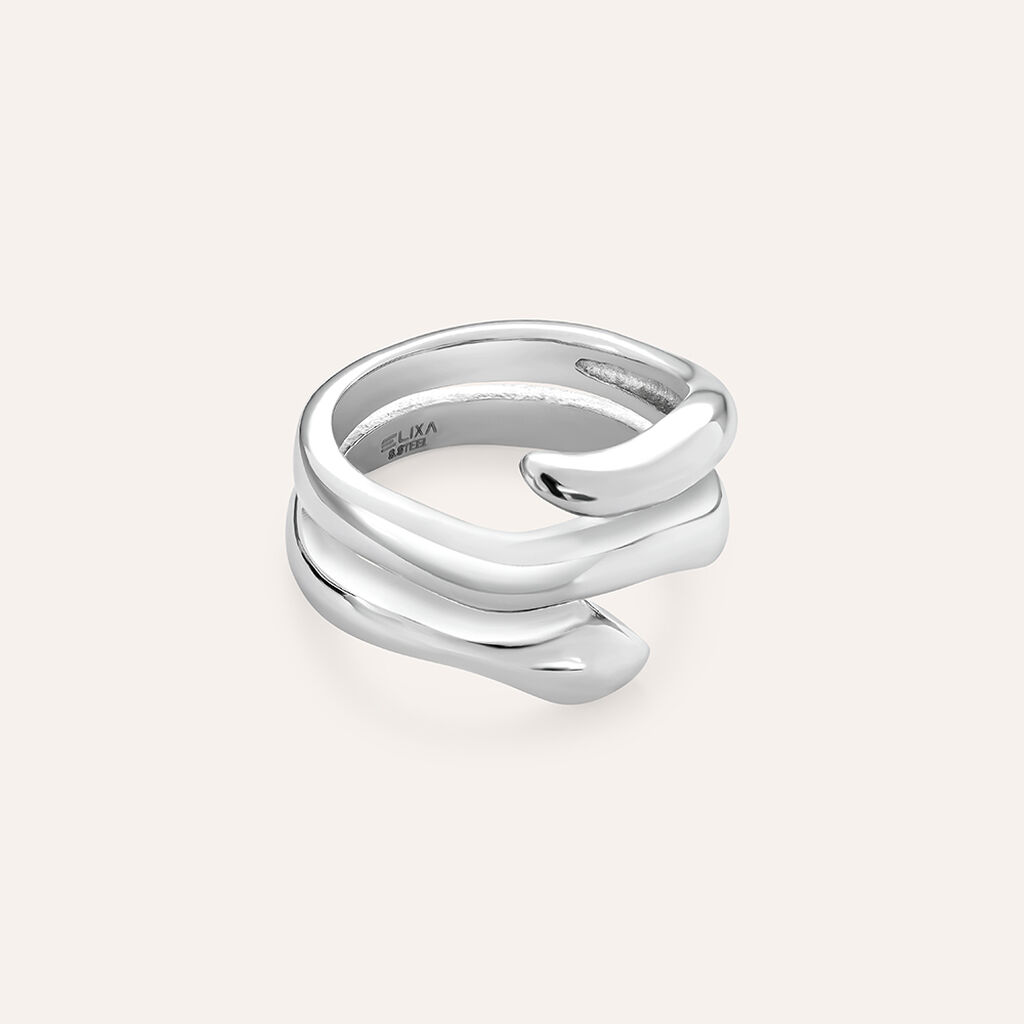 Anello Fascia Moonlight Acciaio