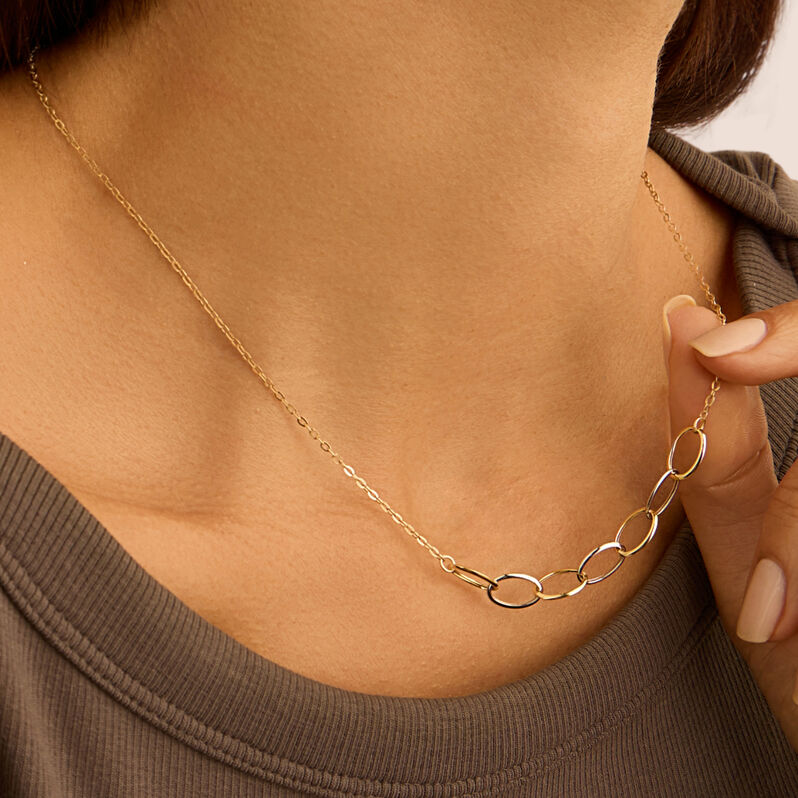 Catena Beverly Oro Bicolore - Collane Catena Donna | Stroili