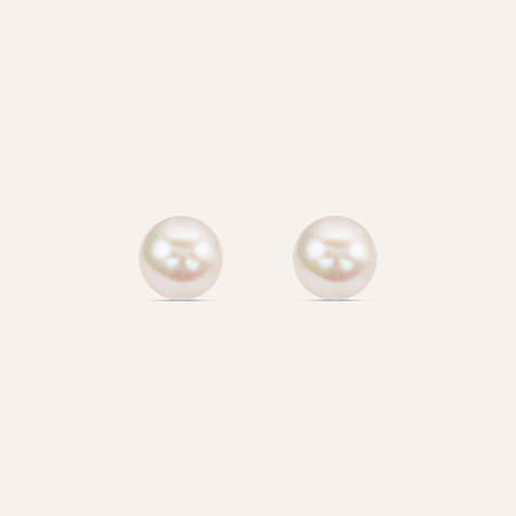 Orecchini Lobo Silver Pearls Argento Rodiato Perla sintentica - Orecchini a Lobo Donna | Stroili