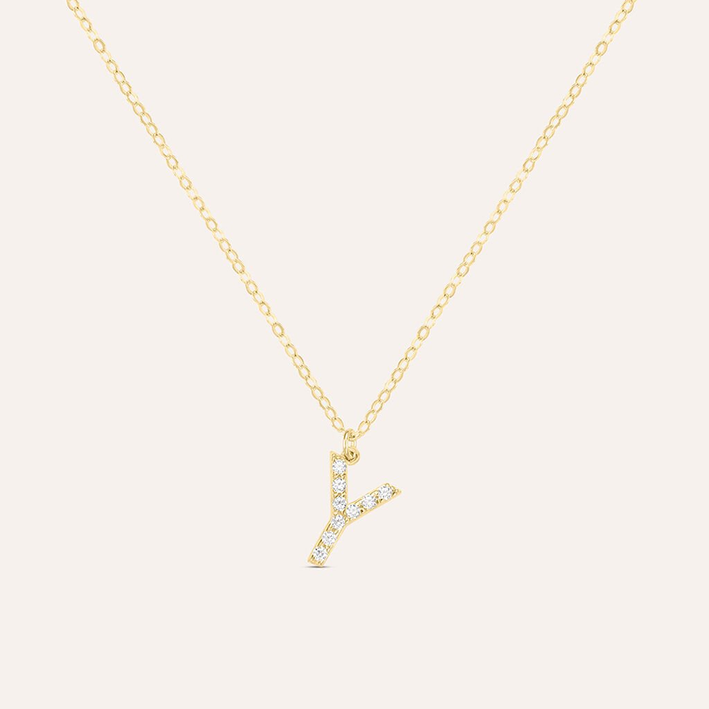 Collana Claire Oro Giallo Cubic Zirconia