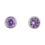 Orecchini Lobo Punto Luce Silver Rainbow Argento Rodiato Cubic Zirconia