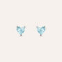 Orecchini Lobo Punto Luce Silver Rainbow Argento Rodiato Cubic Zirconia