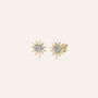 Orecchini Lobo Golden Dream Placcato Oro Giallo Cubic Zirconia