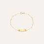 Bracciale Con Targhetta Holy Oro Giallo