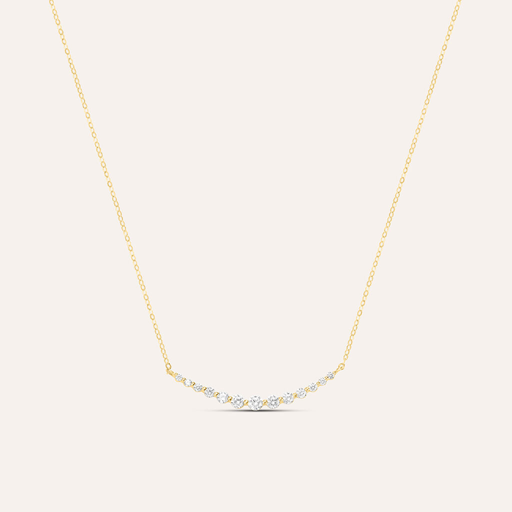 Collana Claire Oro Giallo Cubic Zirconia