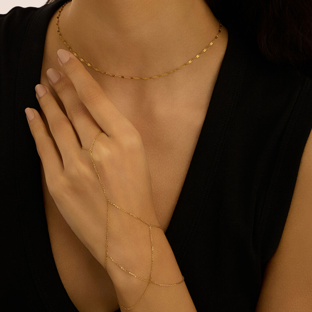 Pendente per la Schiena Beverly Oro Giallo