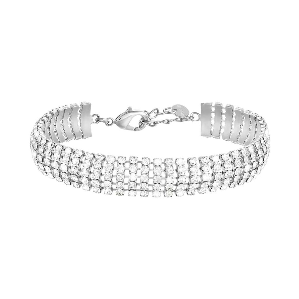 Bracciale Tennis Romantic Shine Metallo Cristallo - Bracciali Tennis Donna | Stroili