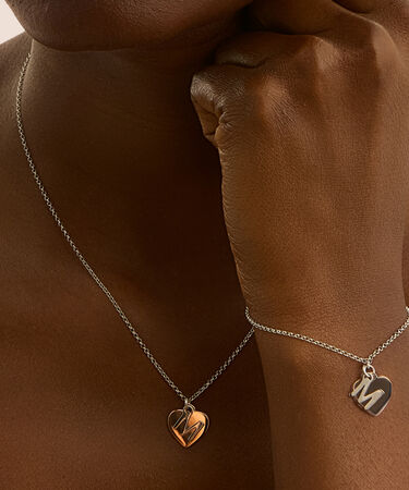 Collana Silver Collection Argento Bicolore Bianco / Rosa