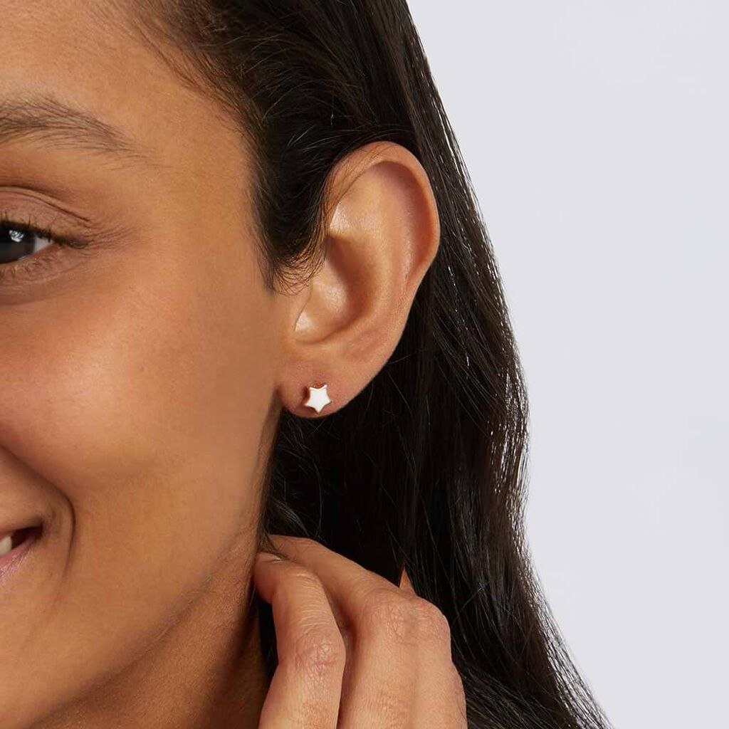 Orecchini Lobo Lady Sweet Acciaio Rosa