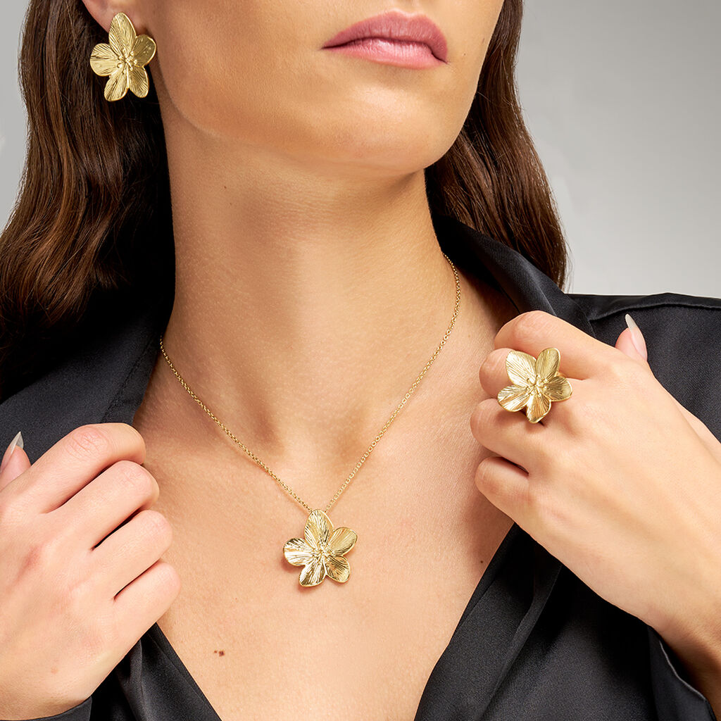 Collana Lady Code Acciaio Dorato - Collane Donna | Stroili