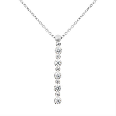 Collana Silver Elegance Argento Rodiato Cubic Zirconia - Collane Donna | Stroili