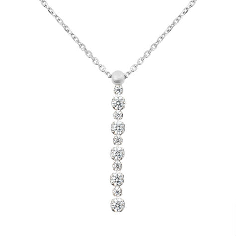 Collana Silver Elegance Argento Rodiato Cubic Zirconia - Collane Donna | Stroili