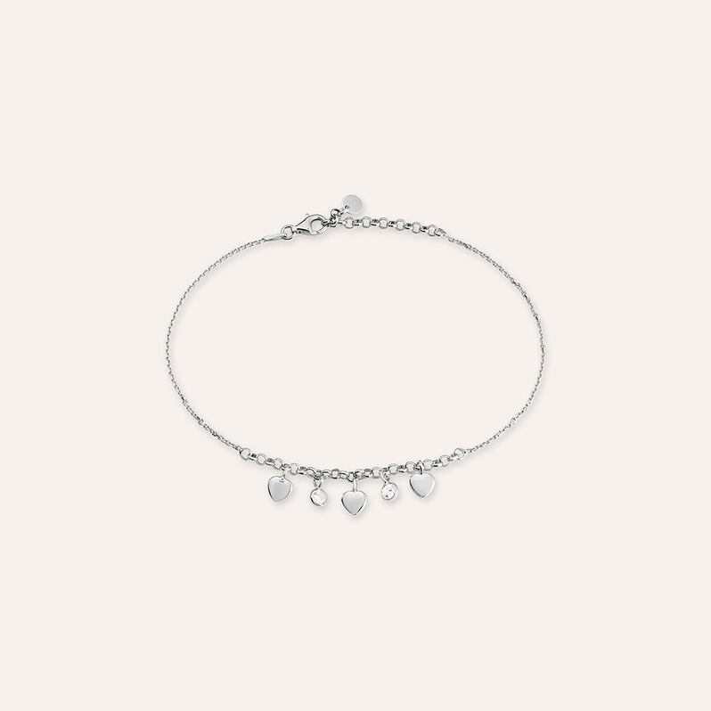 Cavigliera Silver Collection Argento Rodiato Cubic Zirconia - Cavigliere Donna | Stroili