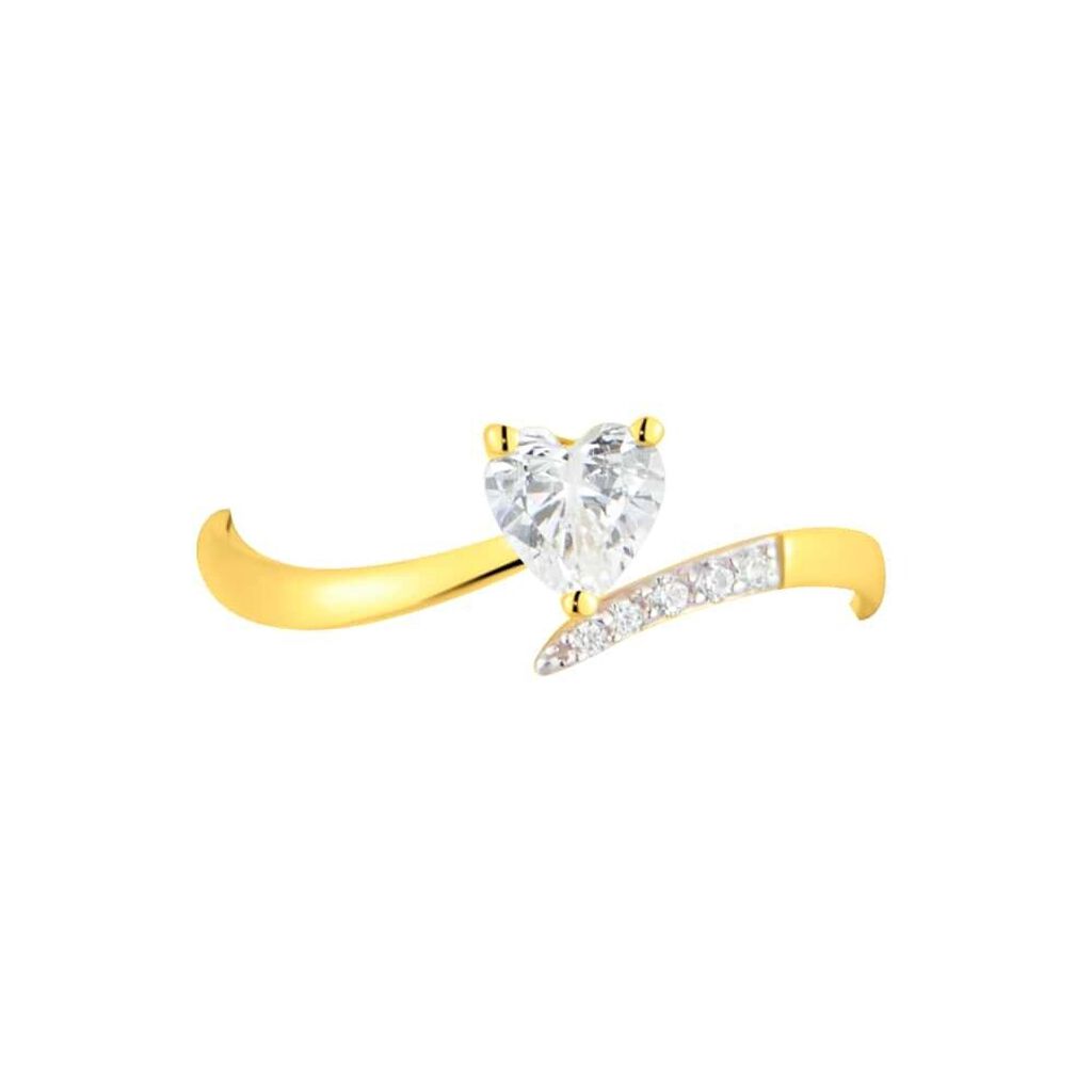 Anello Solitario Claire Oro Giallo Cubic Zirconia - Anelli con Pietre Donna | Stroili