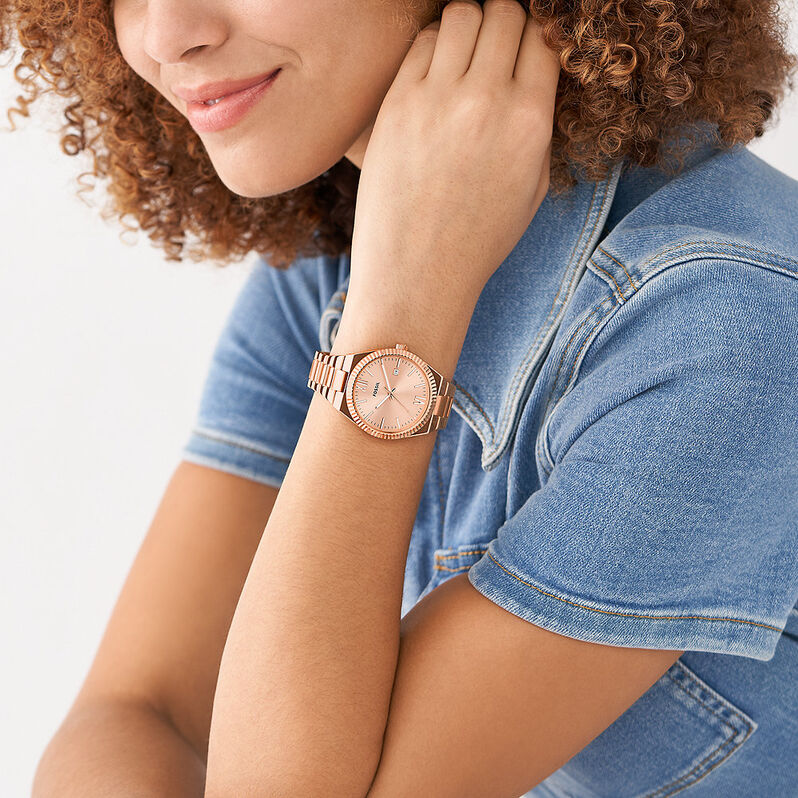 Orologio Al Quarzo Fossil Scarlette Es5258 - Orologi con Datario Donna | Stroili