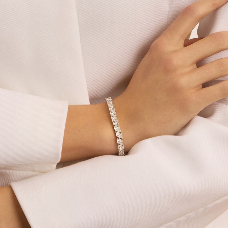 Bracciale Tennis Silver Elegance Argento Rodiato Cubic Zirconia - Bracciali Tennis Donna | Stroili