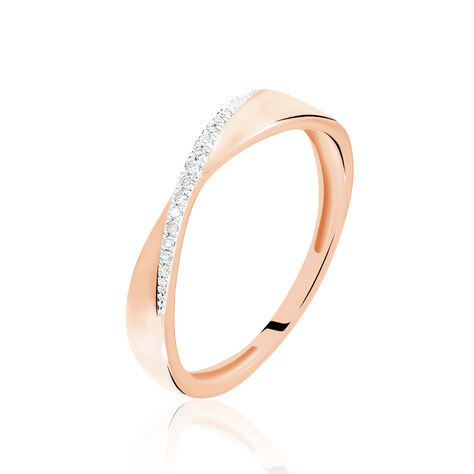 Anello Fascia Sophia Oro Rosa Diamante - Anelli con Pietre Donna | Stroili