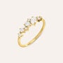 Anello Riviere Silver Glow Argento Dorato Cubic Zirconia