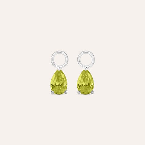 Charm per Orecchini a Cerchio Silver Rainbow Argento Rodiato Cubic Zirconia - Orecchini Componibili Donna | Stroili