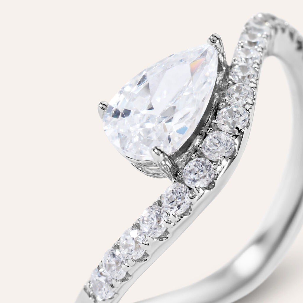 Anello Fantasia Silver Elegance Argento Cubic Zirconia