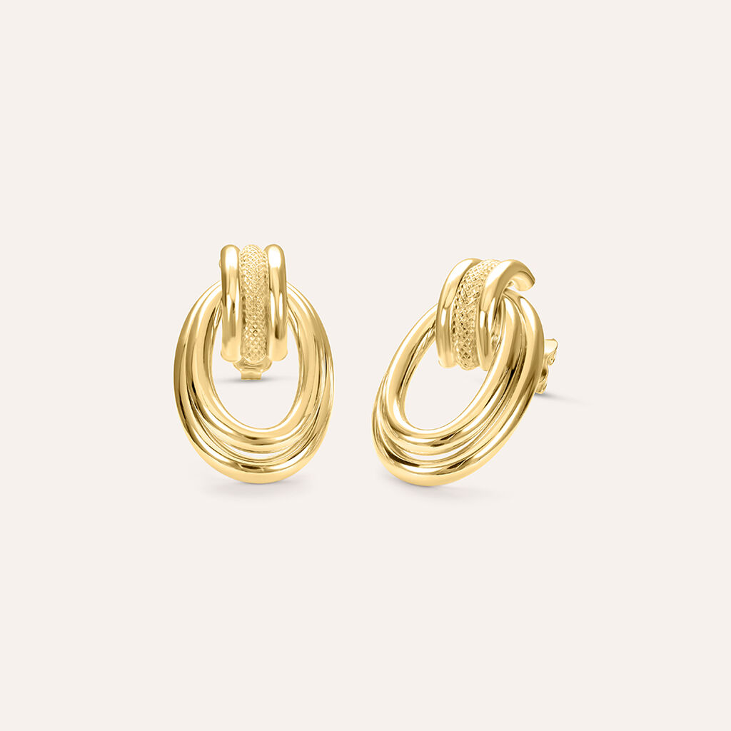 Orecchini Lobo Gold Essence Oro Giallo - Orecchini a Lobo Donna | Stroili