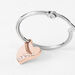 Orecchini A Cerchio Lady Chic Acciaio Bicolore Bianco / Rosa Cristallo - Orecchini a Cerchio Donna | Stroili