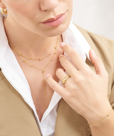 Bracciale Desideria Argento Nobile Dorato