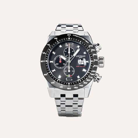 Orologio Al Quarzo Locman Stealth 0219a01a-0kbknkb0 - Orologi con Datario Uomo | Stroili