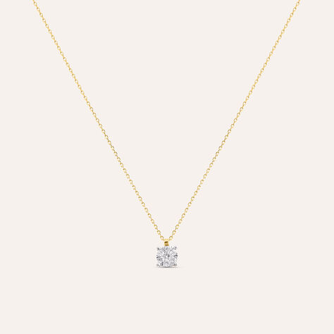 Collana Petali Oro Giallo Diamante - Collane Donna | Stroili