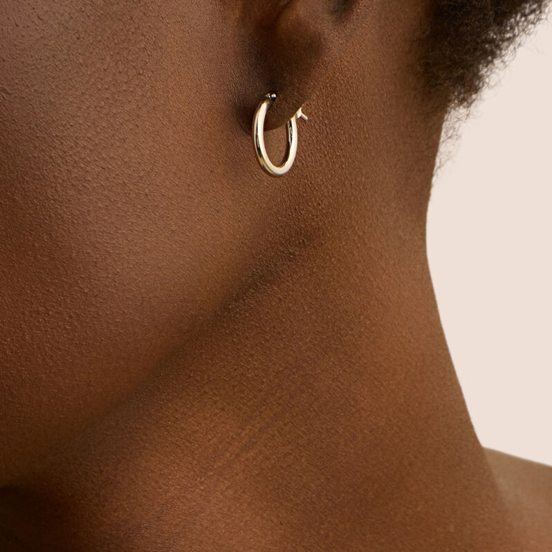 Orecchini A Cerchio Silver Collection Argento Rodiato - Orecchini a Cerchio Donna | Stroili