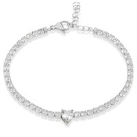 Bracciale Tennis Lady Chic Acciaio Cristallo