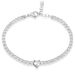 Bracciale Tennis Lady Chic Acciaio Cristallo - Bracciali Tennis Donna | Stroili