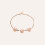 Bracciale Aura Acciaio Rosa Cristallo