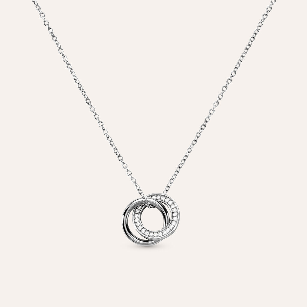 Collana Silver Shine Argento Rodiato Cubic Zirconia