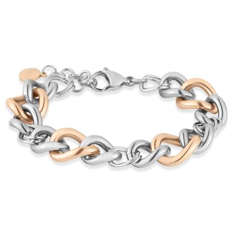 Bracciale Lady Code Acciaio Bicolore Groumette 3+1 - Bracciali Donna | Stroili