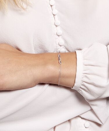 Bracciale Charlotte Oro Bianco Zaffiro Diamante