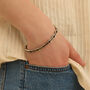 Bracciale Man Code Acciaio Bicolore Bianco / Nero Cristallo