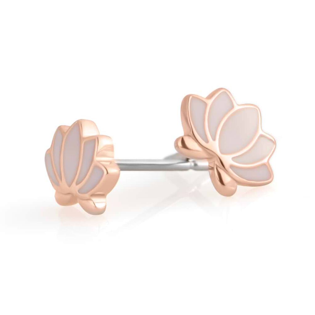 Orecchini Lobo Lady Sweet Acciaio Rosa - Orecchini a Lobo Donna | Stroili