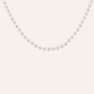 Collana Gabrielle Oro Giallo Perla D'Acqua Dolce