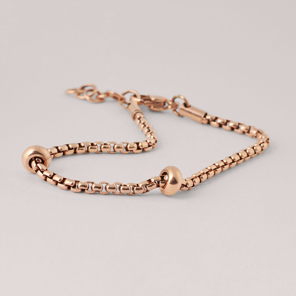 Bracciale Essential Code Acciaio Rosa - Bracciali Donna | Stroili