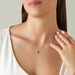 Collana Charlotte Oro Bianco Zaffiro Diamante - Collane Donna | Stroili