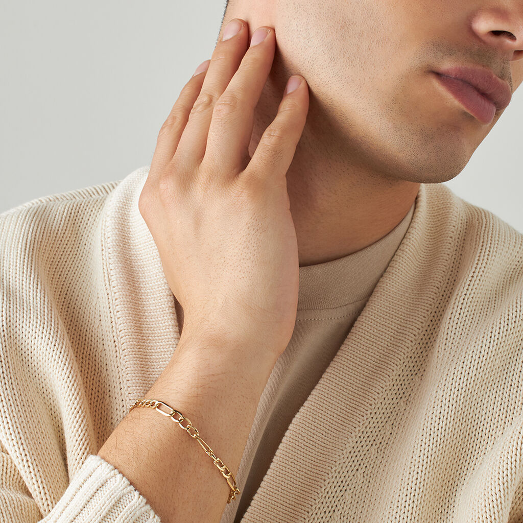 Bracciale Catena L'homme Or Oro Giallo - Bracciali Uomo | Stroili