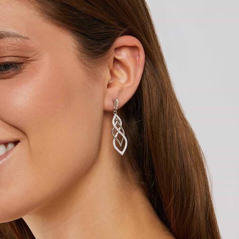 Orecchini Pendenti Silver Shine Argento Rodiato Cubic Zirconia - Orecchini Pendenti Donna | Stroili
