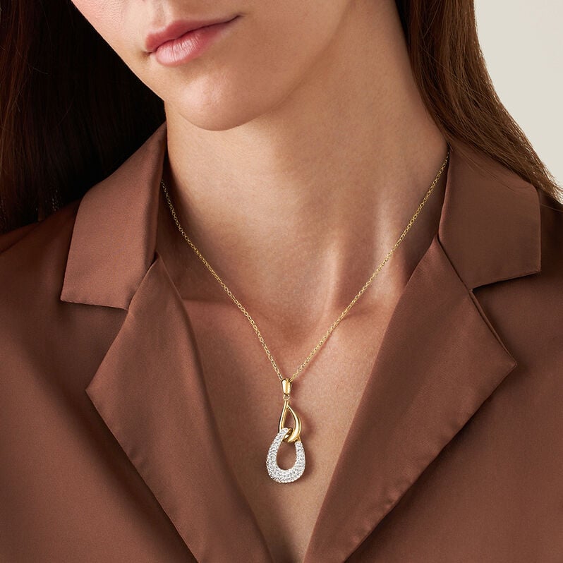 Collana Lady Phantasya Acciaio Rosa Cristallo - Collane Donna | Stroili