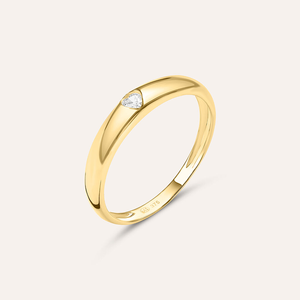 Anello Fascia Claire Oro Giallo Cubic Zirconia - Anelli con Pietre Donna | Stroili