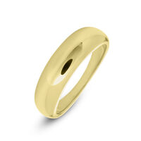 Anello Fascia Lady Code Acciaio Dorato