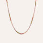 Collana Tennis Silver Rainbow Argento Rosa Cubic Zirconia